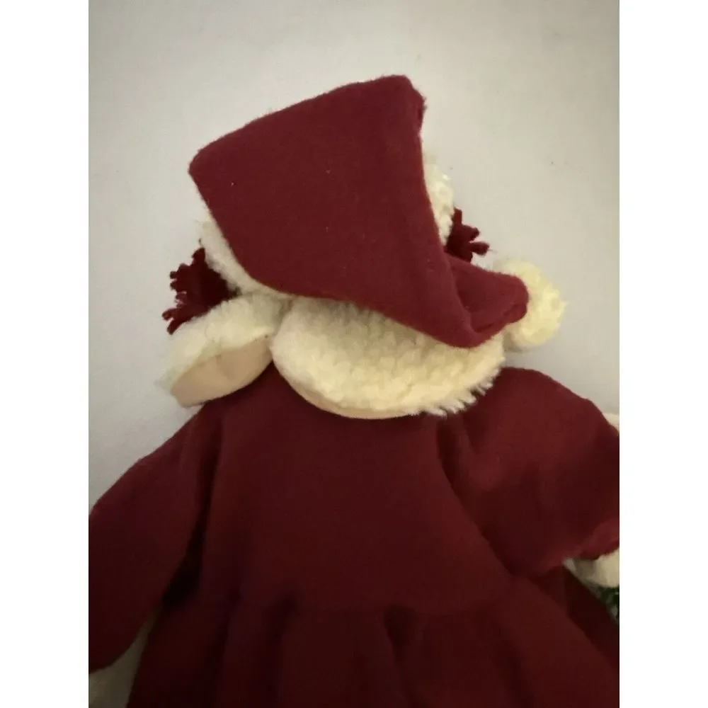 Raggedy Ann Folk Country Santa Clause‎ Suit Christmas Floppy Doll
